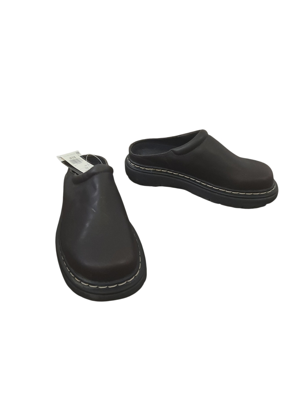 New No Boundaries Womens Brown Slip-On Mule Loafers 7.5 Shoes
